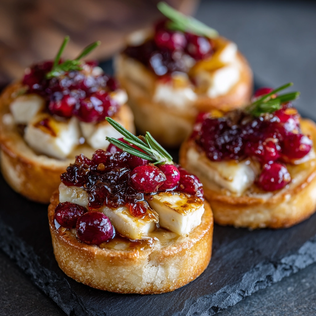 Cranberry Brie Bites