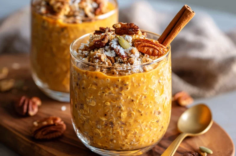 Creamy Pumpkin Overnight Oats: A Cozy, Nourishing Breakfast
