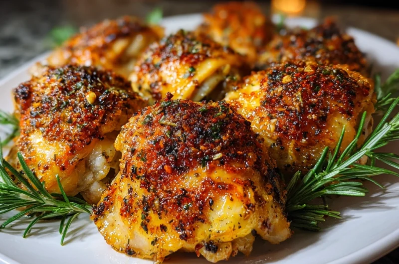 Crispy Baked Chicken Thighs With Rosemary: Juicy, Flavorful, and Easy