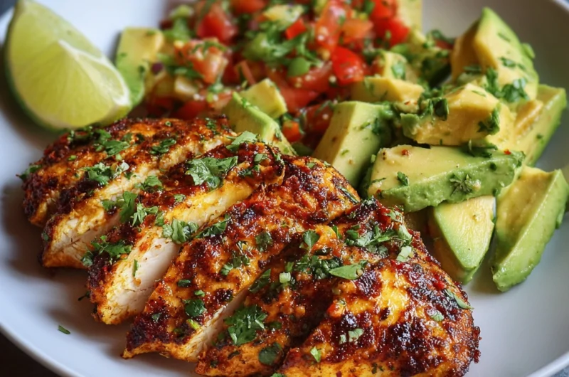Fiesta Lime Chicken Avocado: A Fresh, Zesty Dinner with Bold Flavor