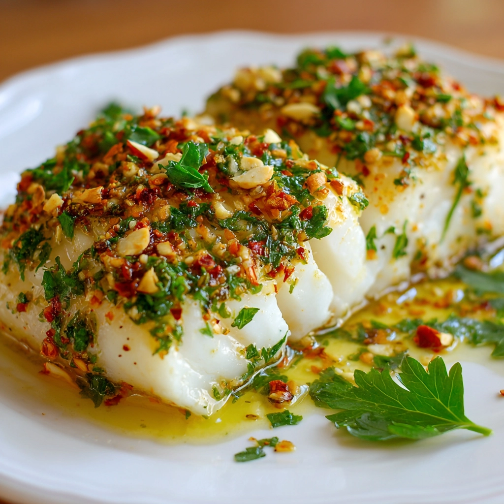 Irresistible Garlic Butter Baked Cod