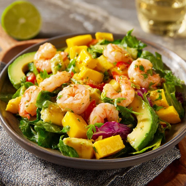 Mango Avocado Shrimp Salad