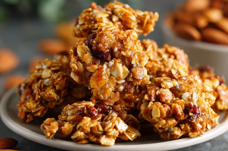 Maple Almond Granola Clusters
