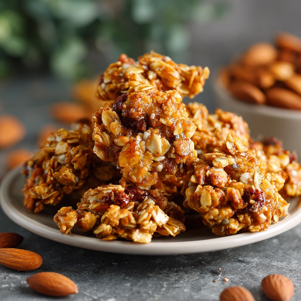 Maple Almond Granola Clusters