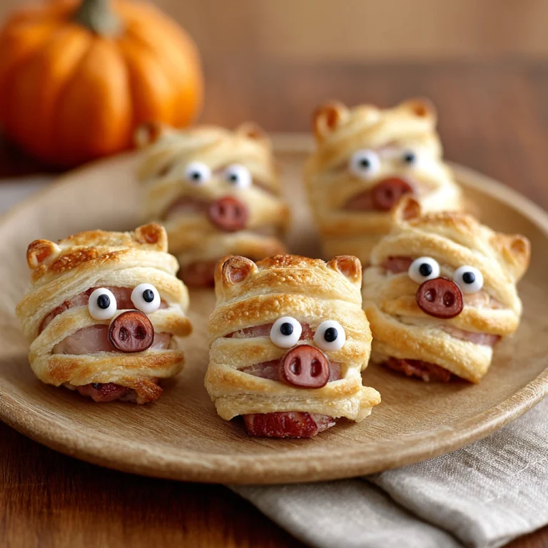 Mini Mummy Pigs in a Blanket