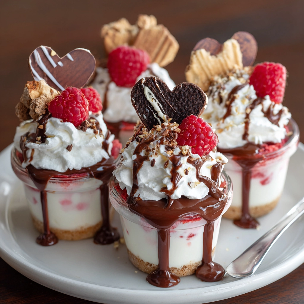 Mini Valentine Dessert Cups