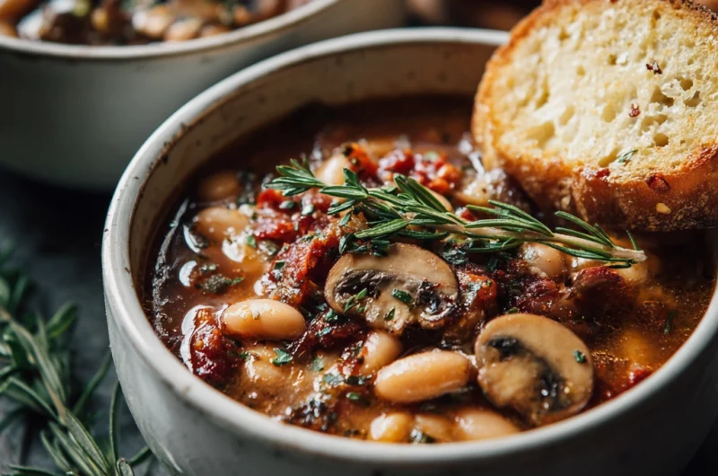 Mushroom White Bean Stew: Hearty, Nourishing, and Comforting