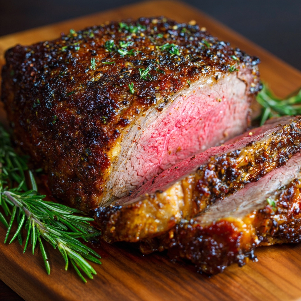 Oven-Roasted Garlic Butter Prime Rib