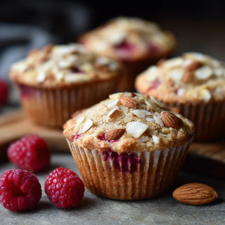 Raspberry Almond Muffins