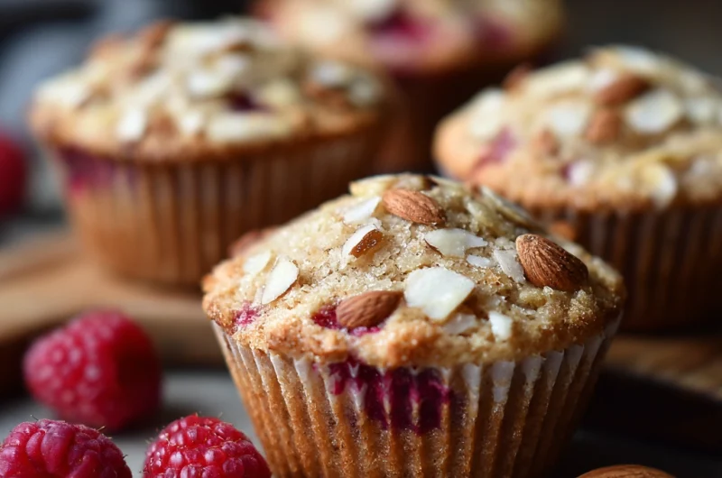 Raspberry Almond Muffins: Sweet, Nutty, and Irresistibly Fluffy