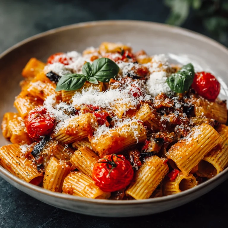 Rigatoni Alla Norma Pasta