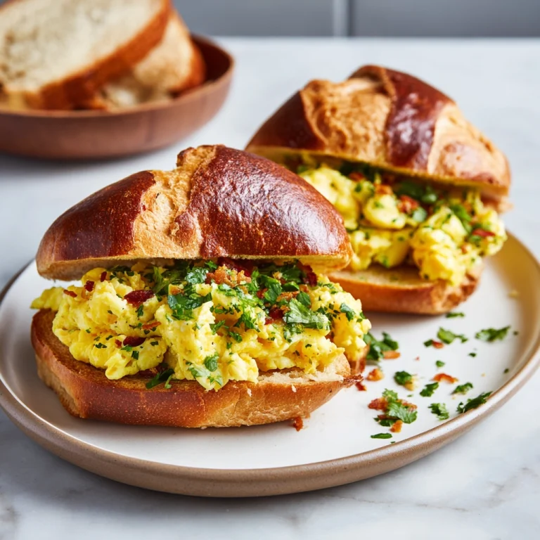 Sheet-Pan Scrambled Egg Breakfast Sandwiches