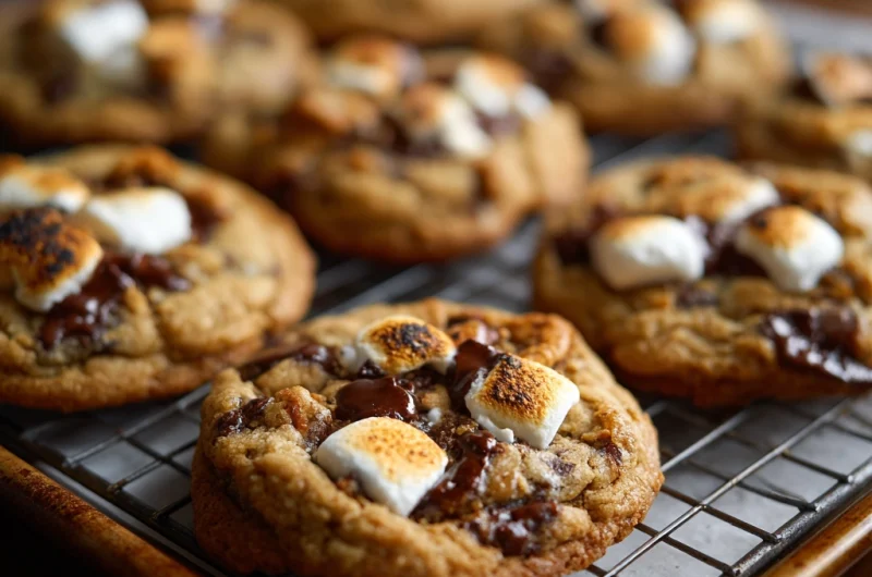 S’mores Chocolate Chip Cookies: A Gooey, Chocolatey Campfire Classic