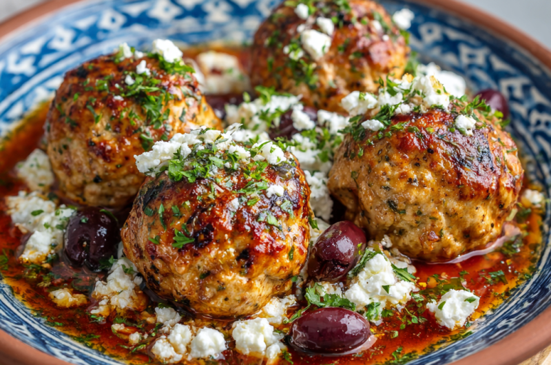 Greek Chicken Meatballs Recipe: Juicy, Flavorful, and Irresistible