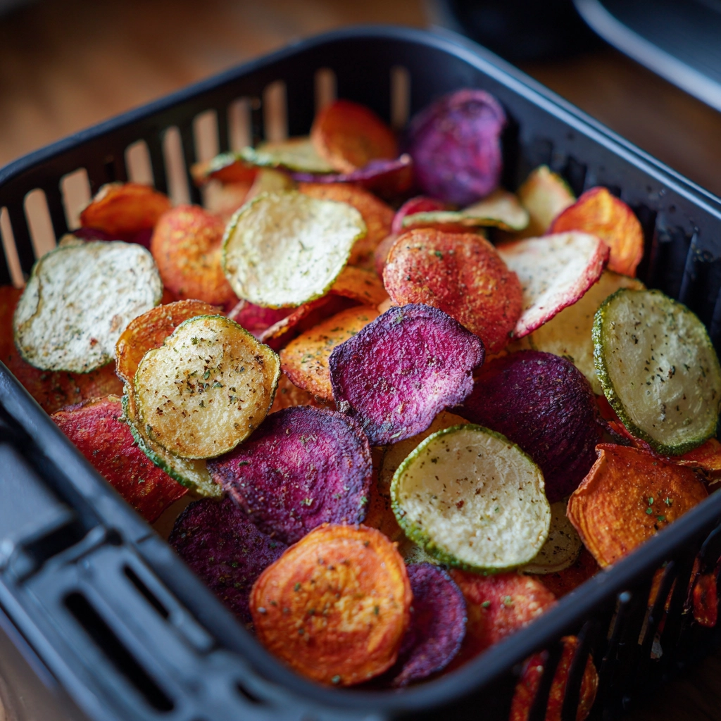 Air Fryer Veggie Chips
