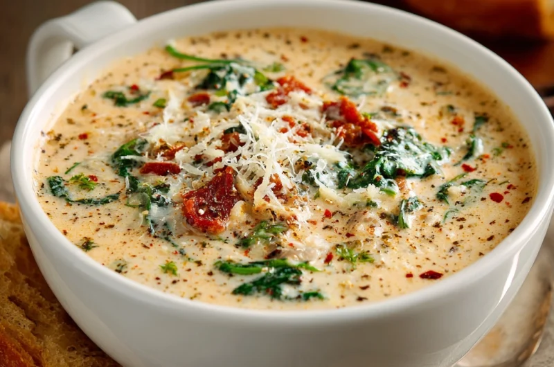 Best Creamy Parmesan Tuscan Soup Recipe: Rich, Comforting, and Irresistible