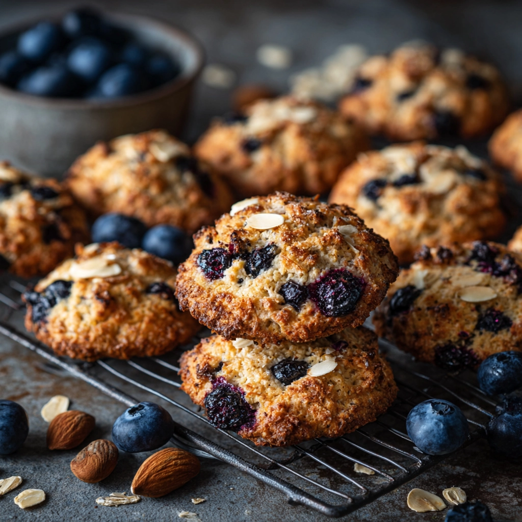 Blueberry Oat Cookies