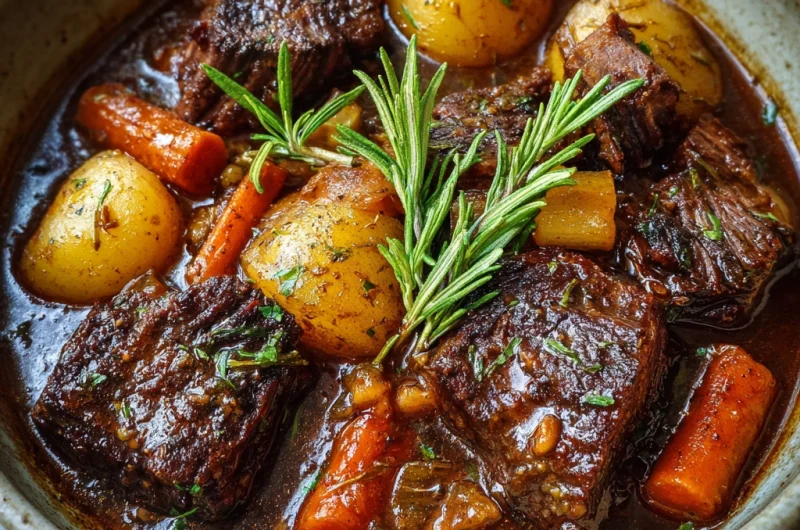 Braised Rib Beef Stew: A Comforting Classic Reimagined