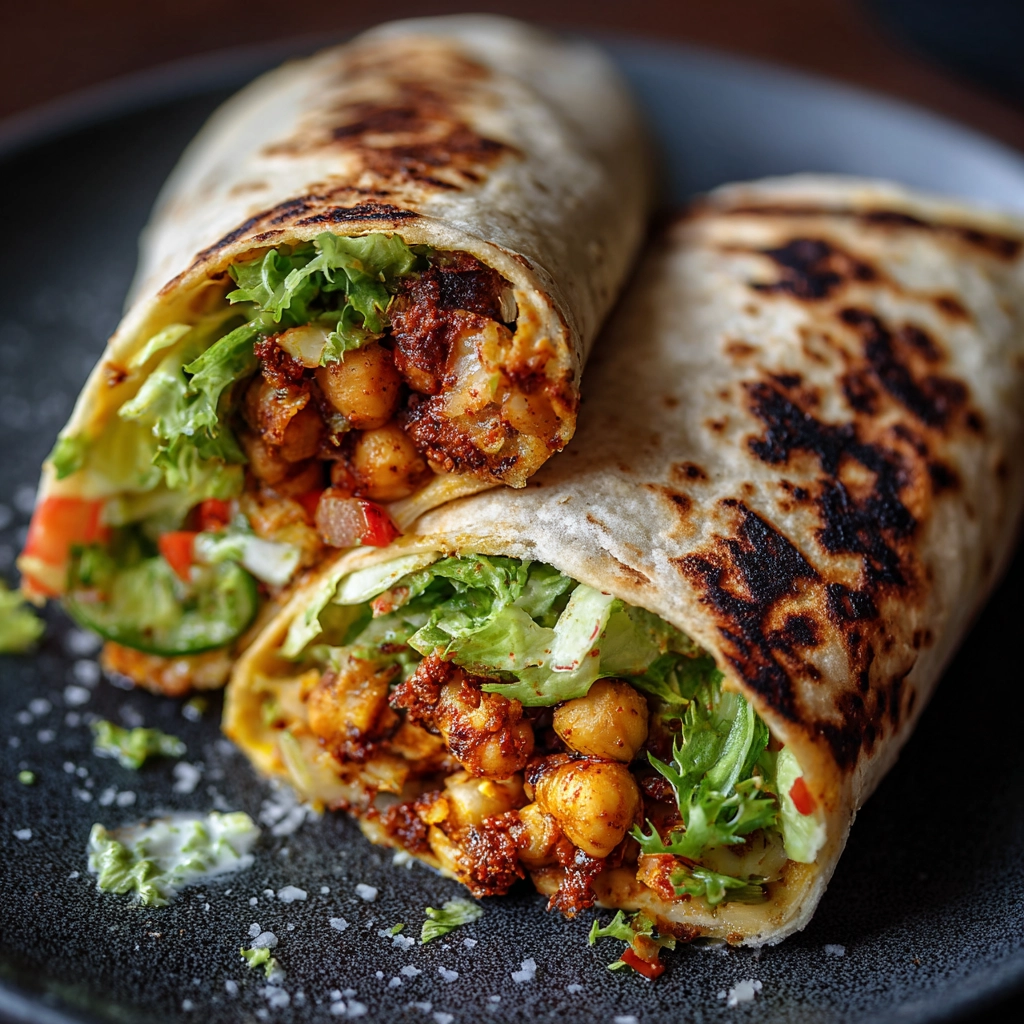 Chickpea tortilla wraps