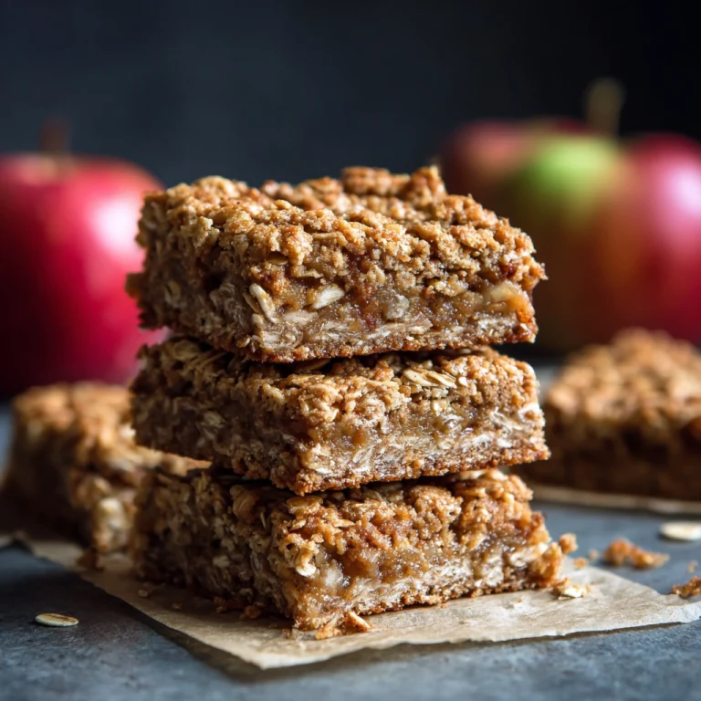 Cinnamon Apple Oatmeal Bars