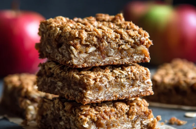 Cinnamon Apple Oatmeal Bars: A Healthy, Cozy Snack