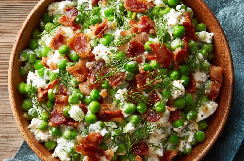 Classic Pea Salad With Bacon Recipe
