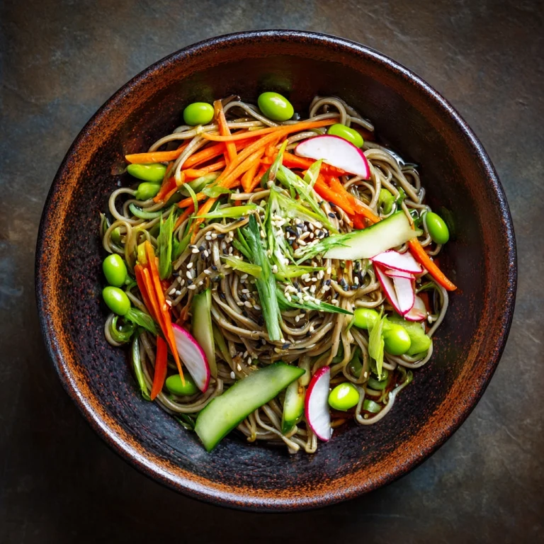 Cold Soba Noodle Salad