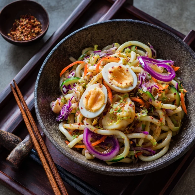 Cold Udon Noodle Salad