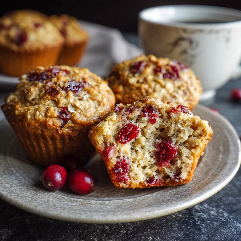 Cranberry Oatmeal Muffins