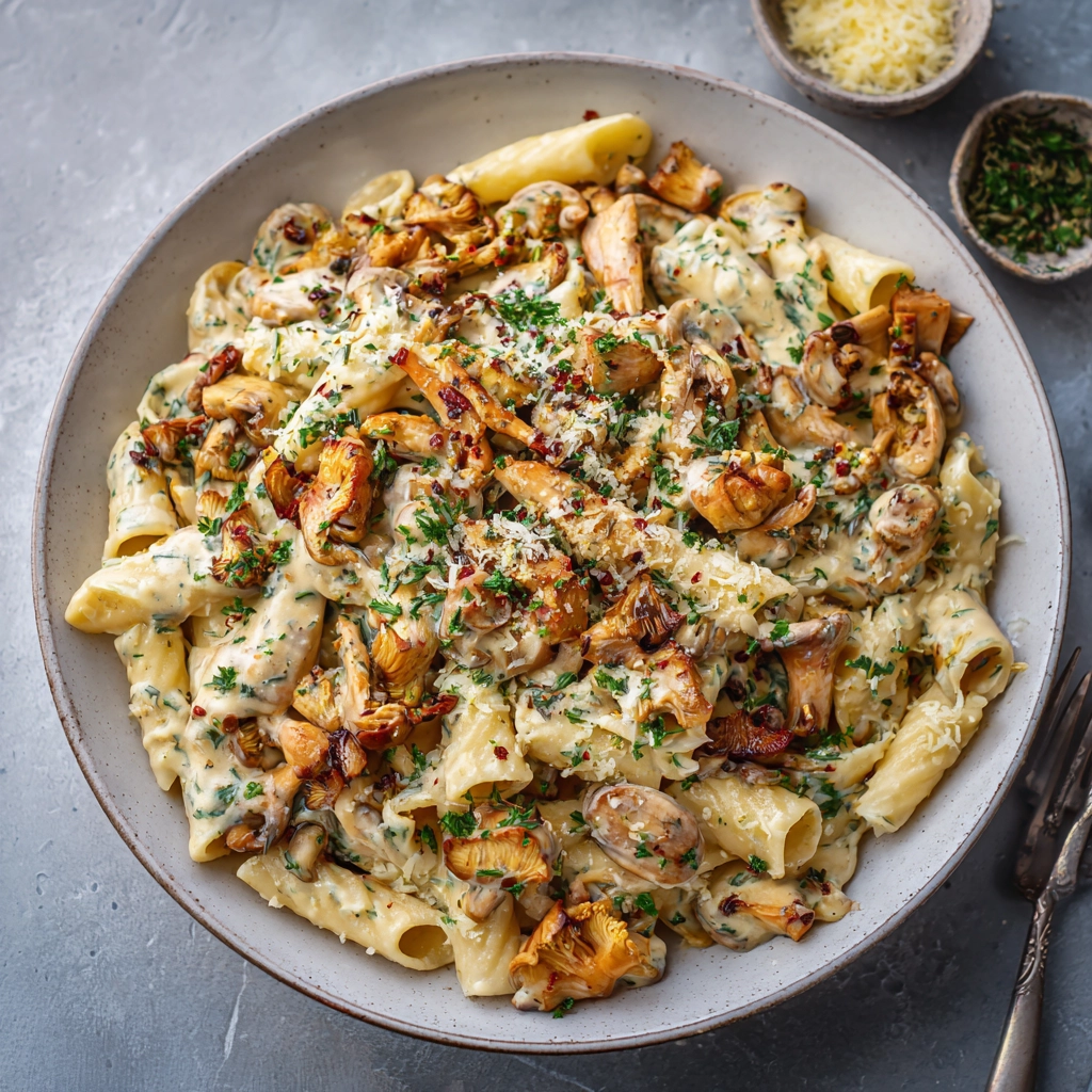 Creamy Oyster Mushroom Pasta Recipe