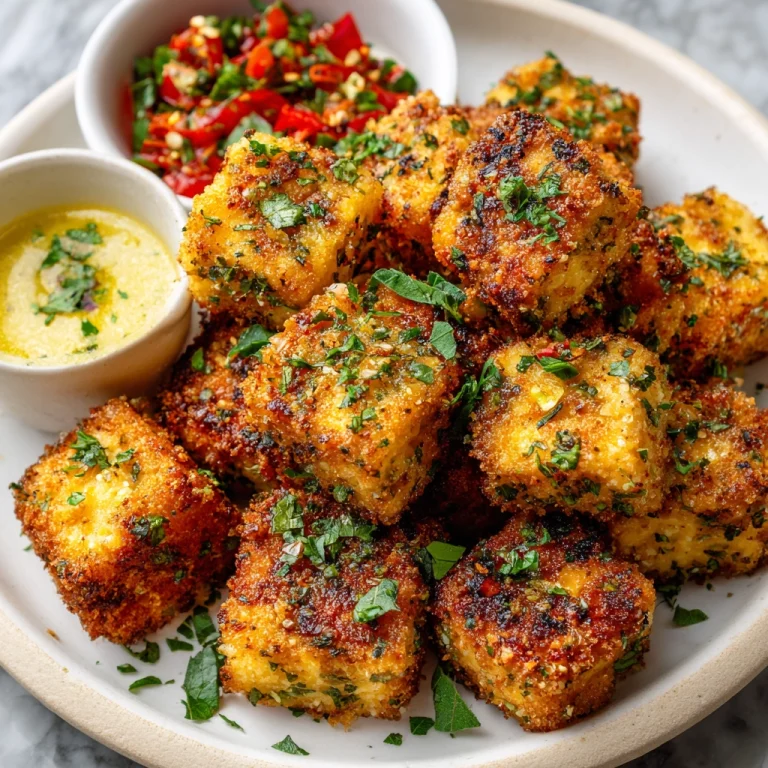 Crispy Baked Tofu with Italian Herbs