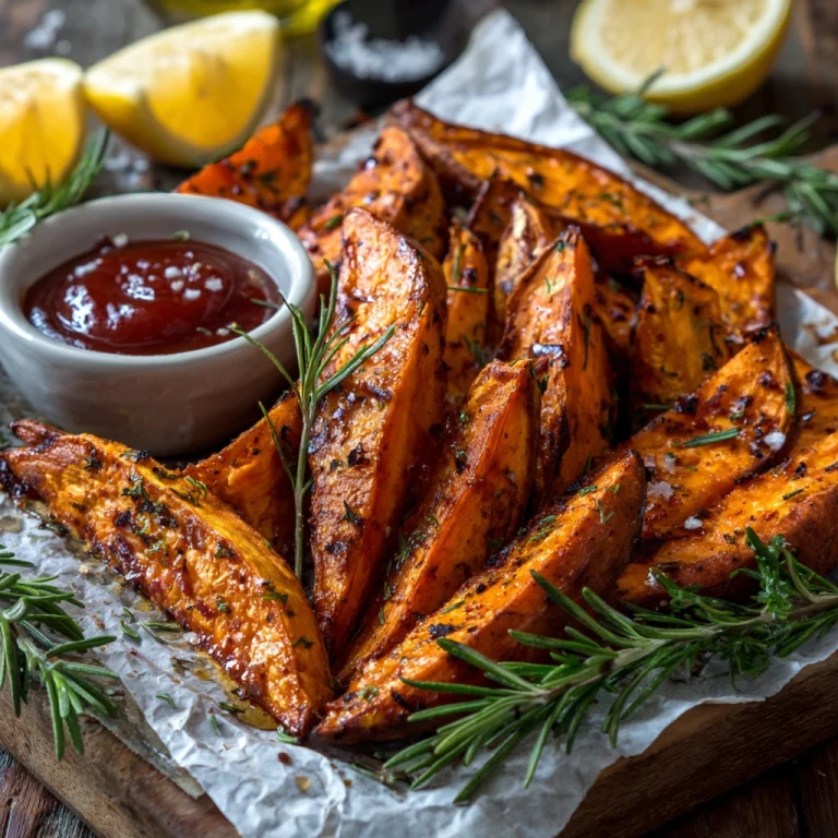 Delicious Roasted Sweet Potato Wedges