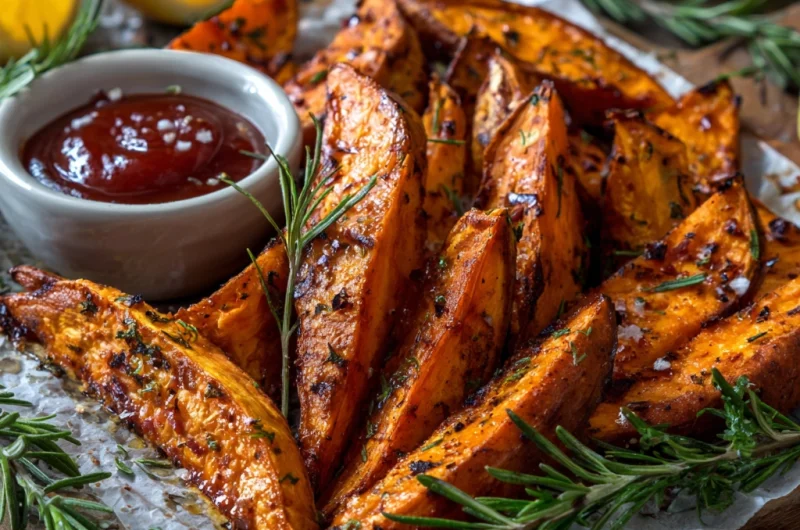 Delicious Roasted Sweet Potato Wedges: Crispy, Flavorful, and Healthy