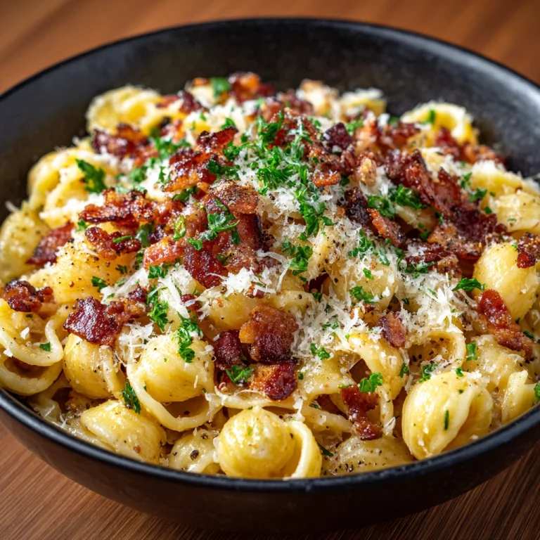 Garlic Bacon Pasta