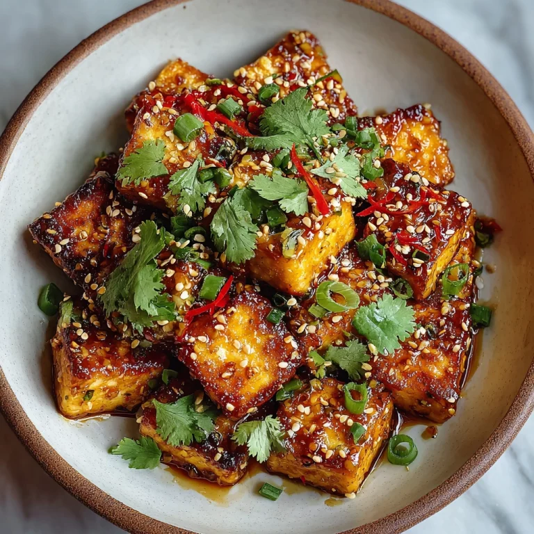 Honey Garlic Tofu