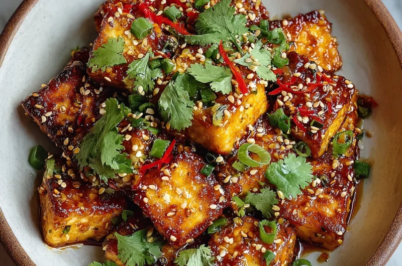 Honey Garlic Tofu: Sweet, Savory, and Perfectly Crispy