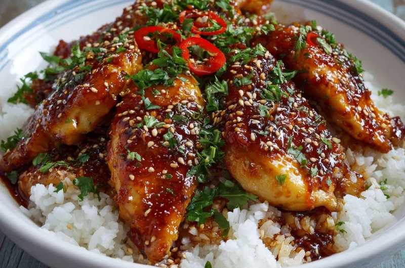Honey Sriracha Chicken Recipe