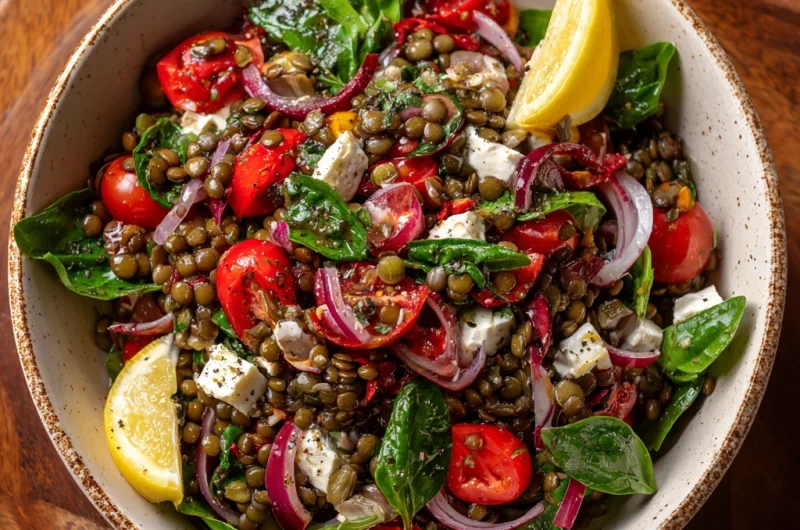 Mediterranean Lentil Salad: A Fresh, Flavorful, and Nourishing Classic