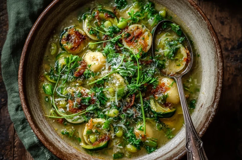 Minestrone Verde: A Fresh and Hearty Green Italian Soup