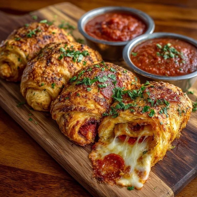 Mozzarella Pepperoni Croissant Rolls