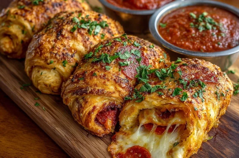 Mozzarella Pepperoni Croissant Rolls: Cheesy, Savory, and Perfectly Crispy