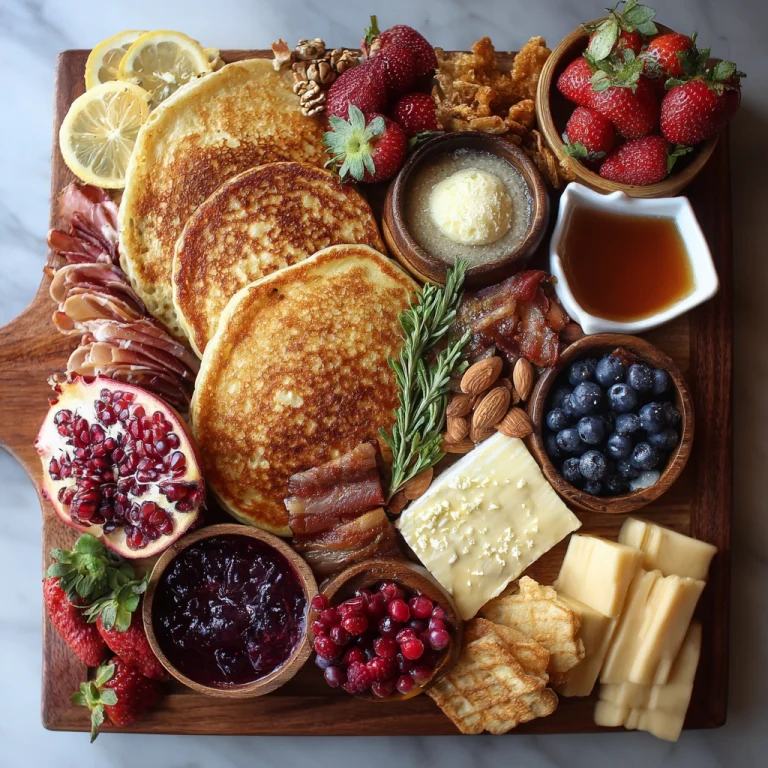 Pancake Charcuterie Board
