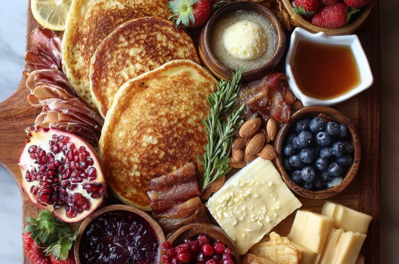 Pancake Charcuterie Board: A Fun and Delicious Breakfast Spread
