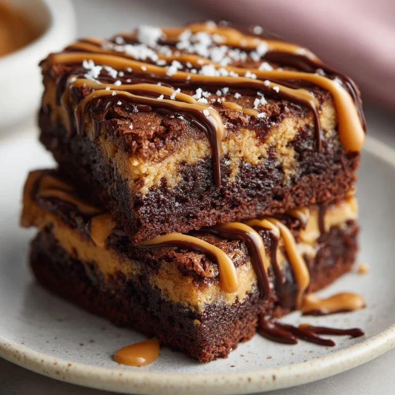 Peanut Butter Brownies Recipe