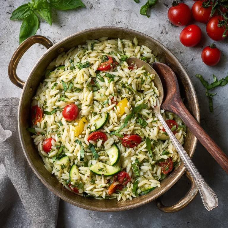 Pesto Orzo Salad