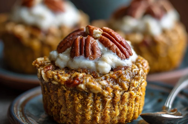 Pumpkin Pecan Oatmeal Cups: A Cozy, Healthy Breakfast Treat