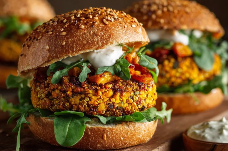 Quinoa Pumpkin Burgers: A Flavorful, Healthy Plant-Based Delight