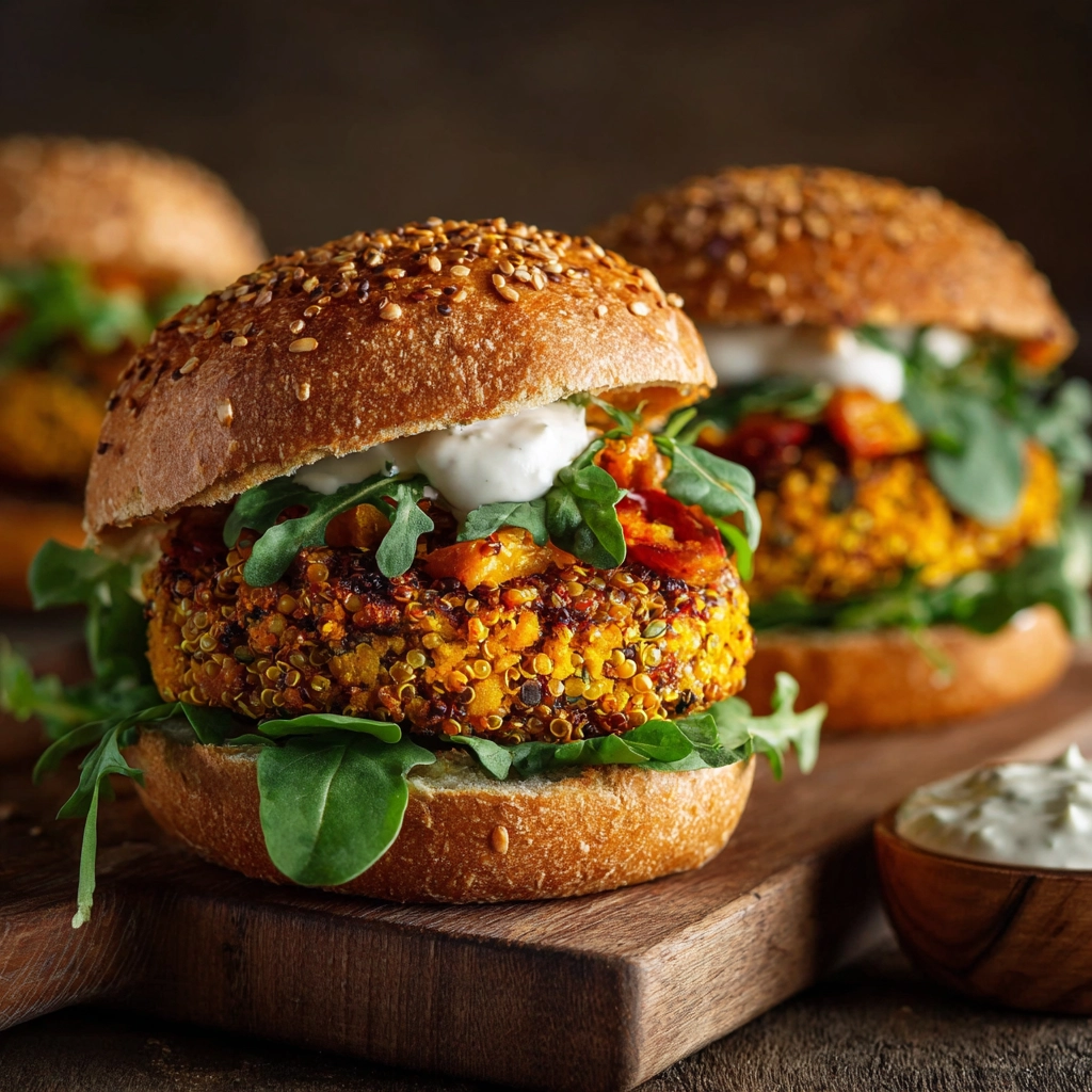 Quinoa Pumpkin Burgers