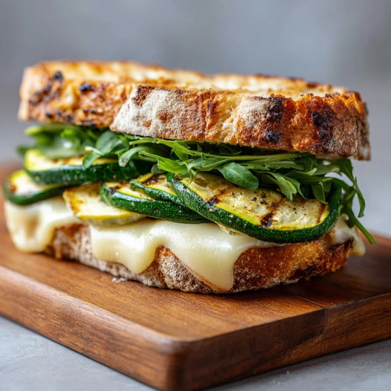 Roasted Zucchini Sandwich