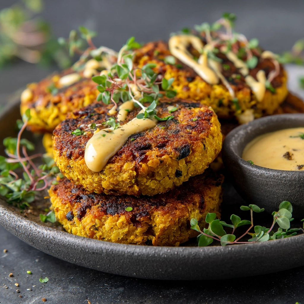 Savory Pumpkin Chickpea Patties